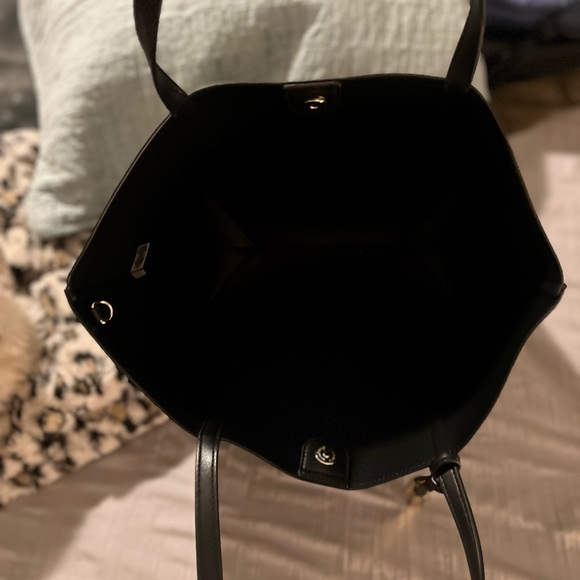 Brand NWOT black Calvin Klein tote - Picture 3 of 5